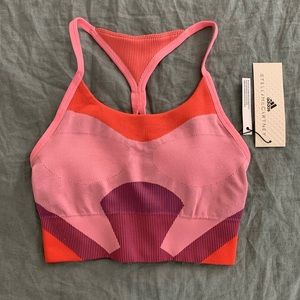 NWT Adidas x Stella McCartney TrueStrength yoga knit light support bra, size XS